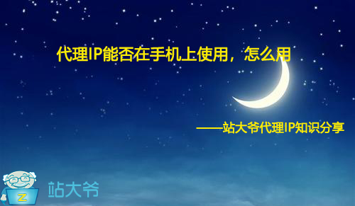 代理IP能否在手机上使用，怎么用