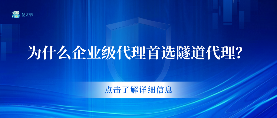 为什么企业级代理首选隧道代理？