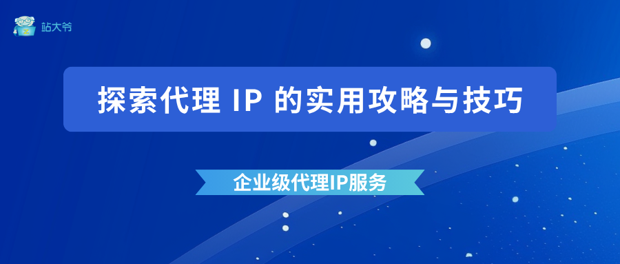 探索代理 IP 的实用攻略与技巧