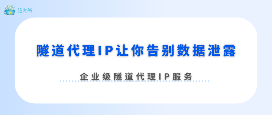 隧道代理IP让你告别IP封禁与数据泄露